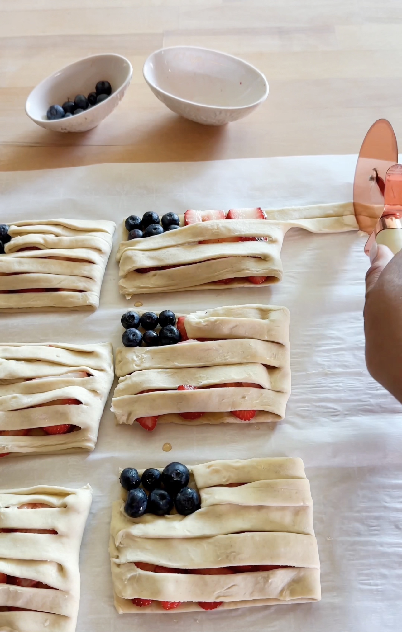 Pudding Flags Puff Pastry Flags | XOXO, terri